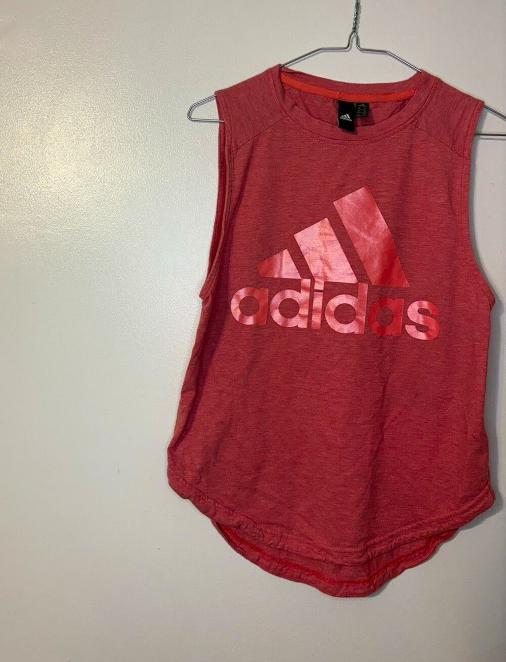 adidas Women's Tank Top XS small pin hole in bottom. Pictured